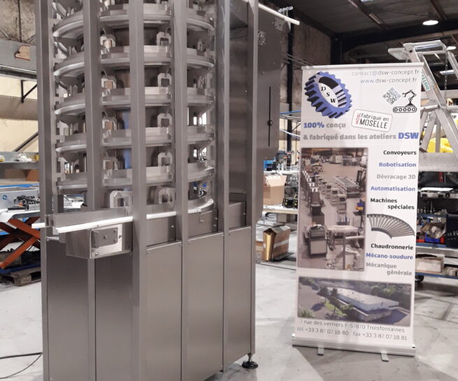 Convoyeur spiral pour Unidose